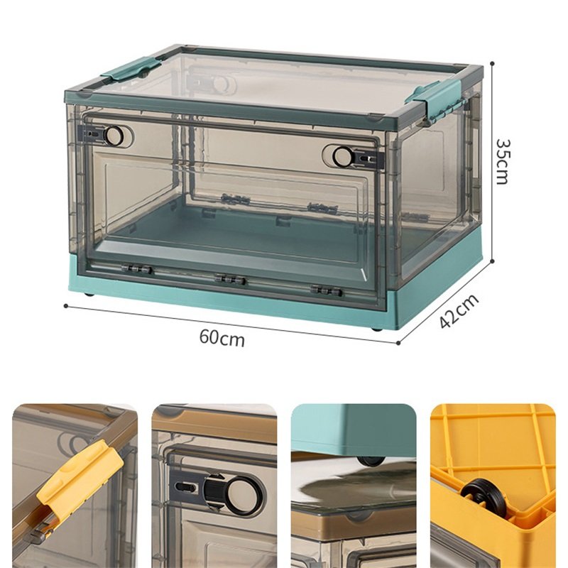 High Quality Multifunctional Storage Boxes Bins 20l Plastic Foldable Storage Box Collapsible Storage Boxes For Camping