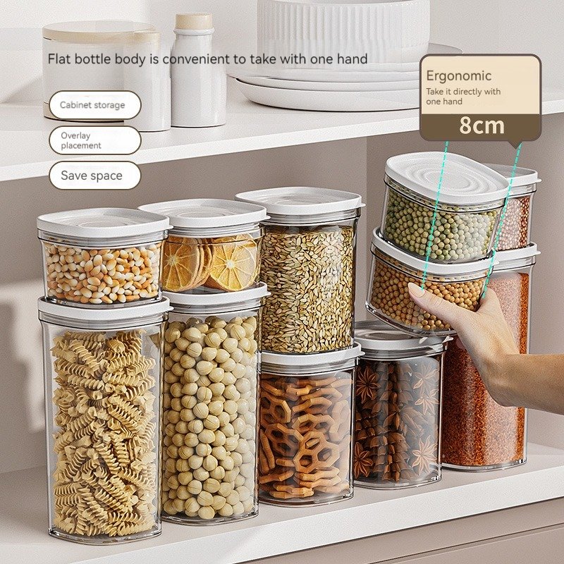 Wholesale Kitchen Transparent Food Preservation Container Air Tight Boxes Containers Plastic Storage Set Food Storage Box