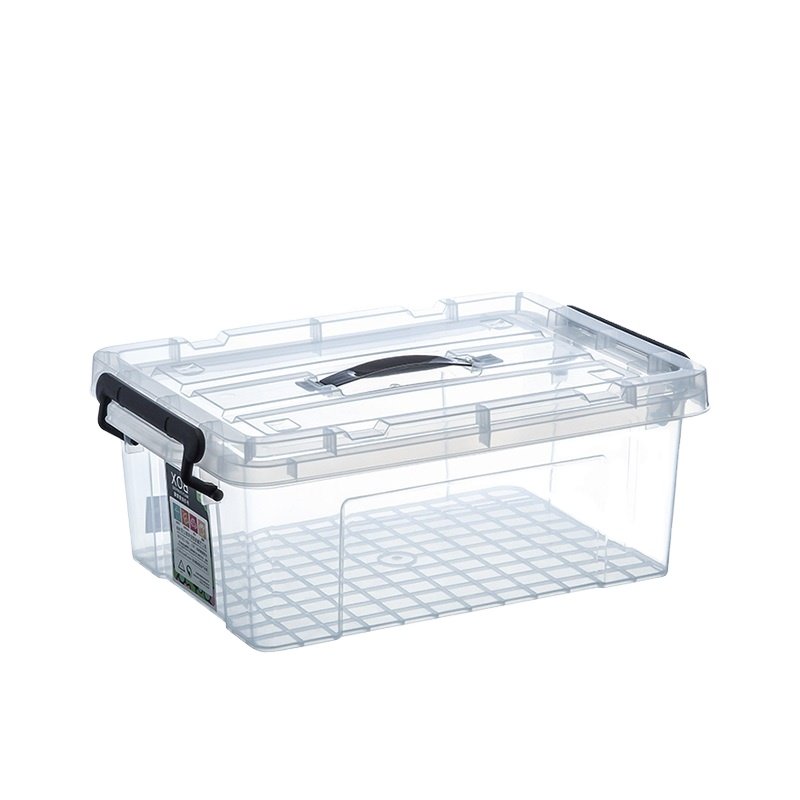 2024 Hot-sale 14-120L Transparent PP Plastic Portable Toys Storage Box