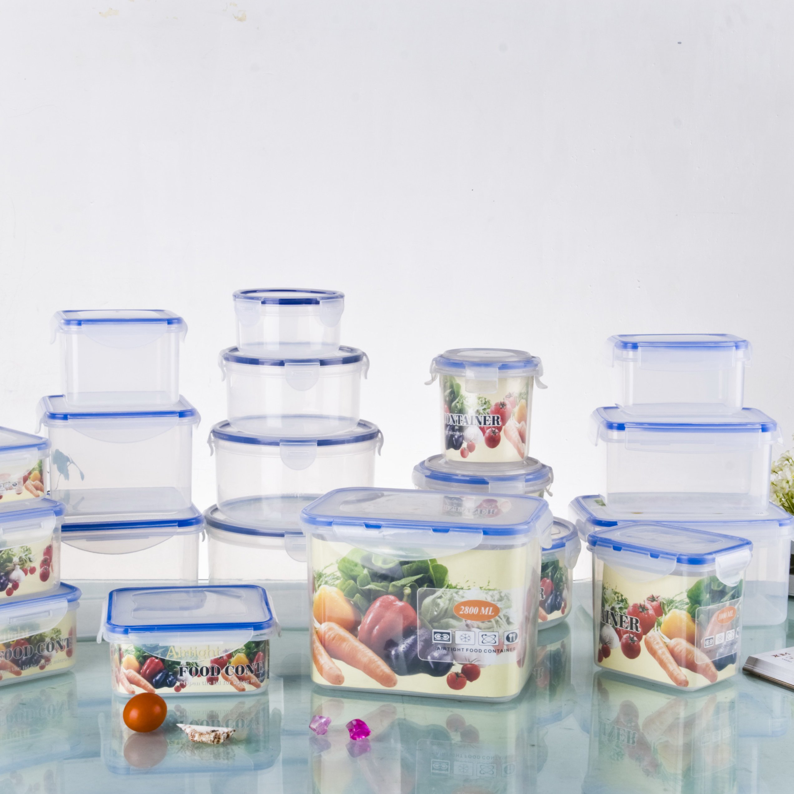 Best selling school Transparent food storage plastic food container