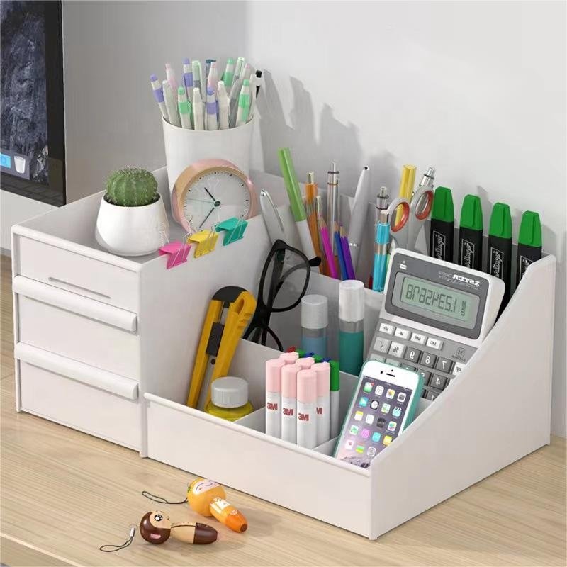 Dresser Desktop Storage Box Plastic Storage Box Cosmetic Skin Care Makeup Box Drawer Organizer