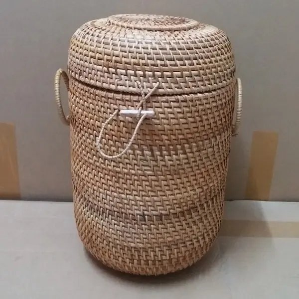 Vietnam Wholesale wicker handmade home dercor Vietnam storage rattan boxes high quality cheap price