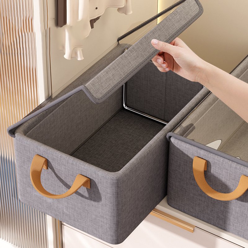 China Factory Wholesale 2024 New Foldable Drawer Organizer Clothes Separated Storage Box Jeans Organizer For Closet