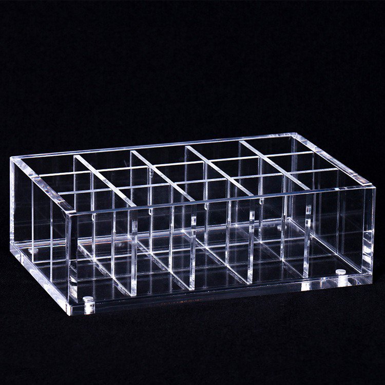 Factory direct acrylic storage box transparent clamshell drawer type cosmetics storage display rack cabinet