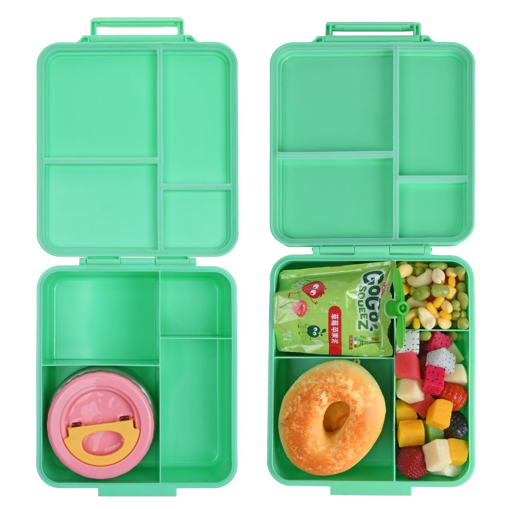 Aohea Storage boxes tritan lunch box with stainless steel thermal jar food container set
