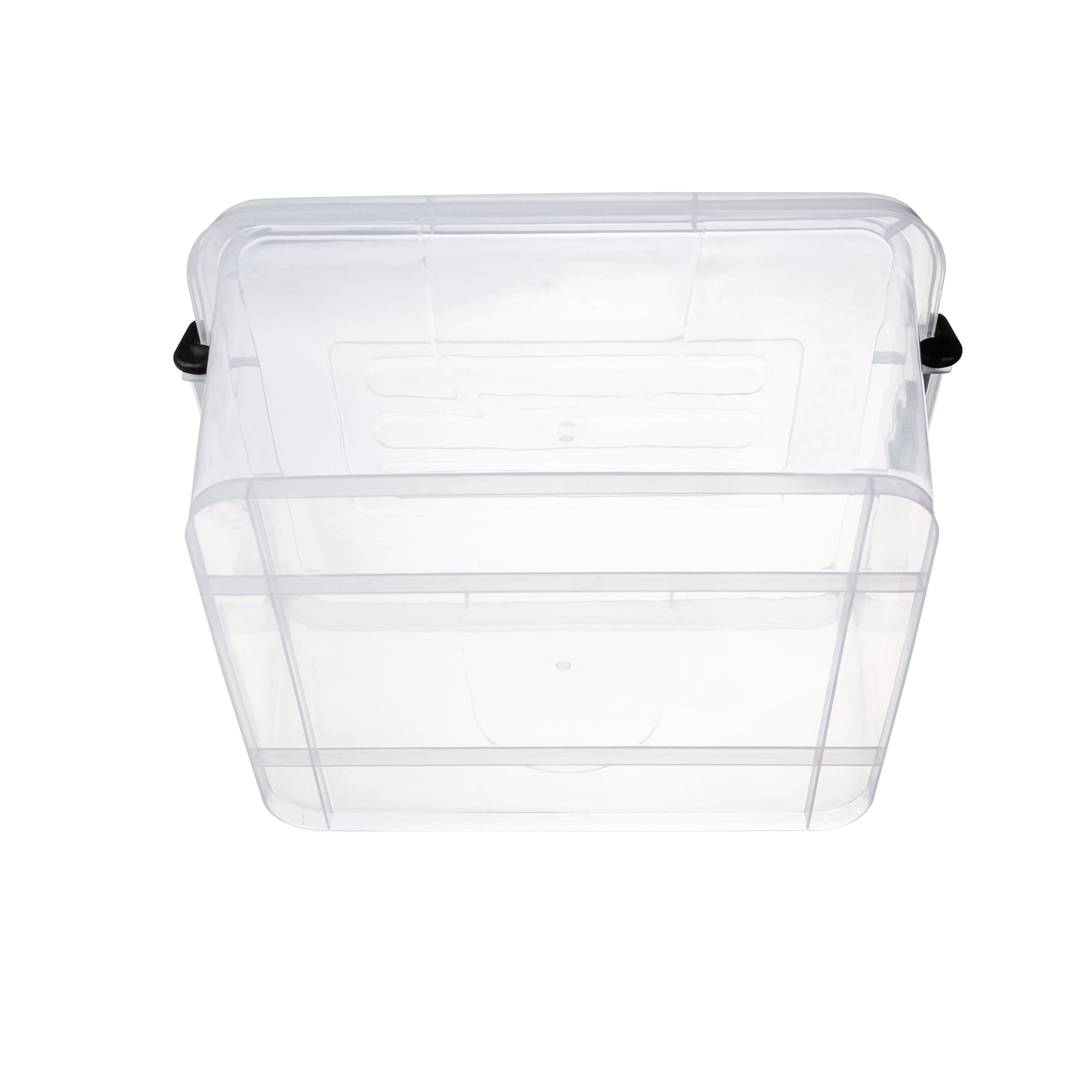 Household 5l plastic storage clear box packaging with designs