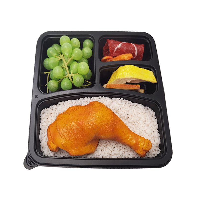 disposable new design plastic food storage bins lunch container