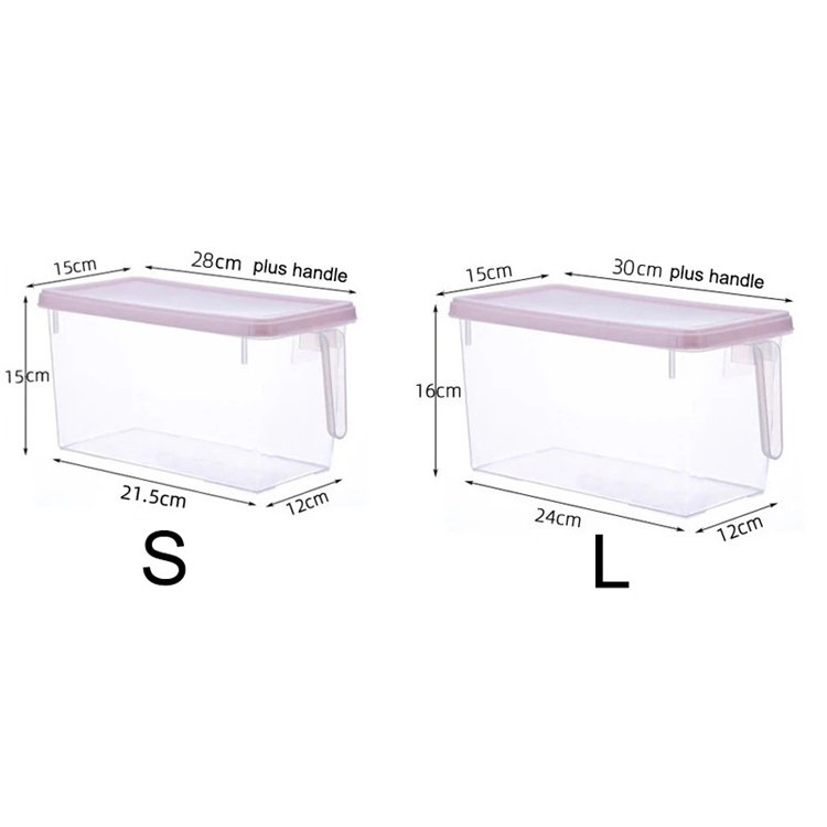 OEM China wholesale kitchen accessories vegetable food freezer refrigerator plastic storage boxes bins organizer