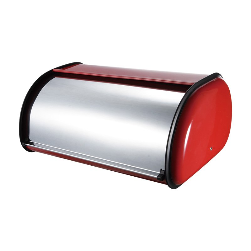 Kitchen Stainless Steel Bread Bin Box Case Storage Hot-Selling Colorful Vintage Metal Bread Box Food Storage Box