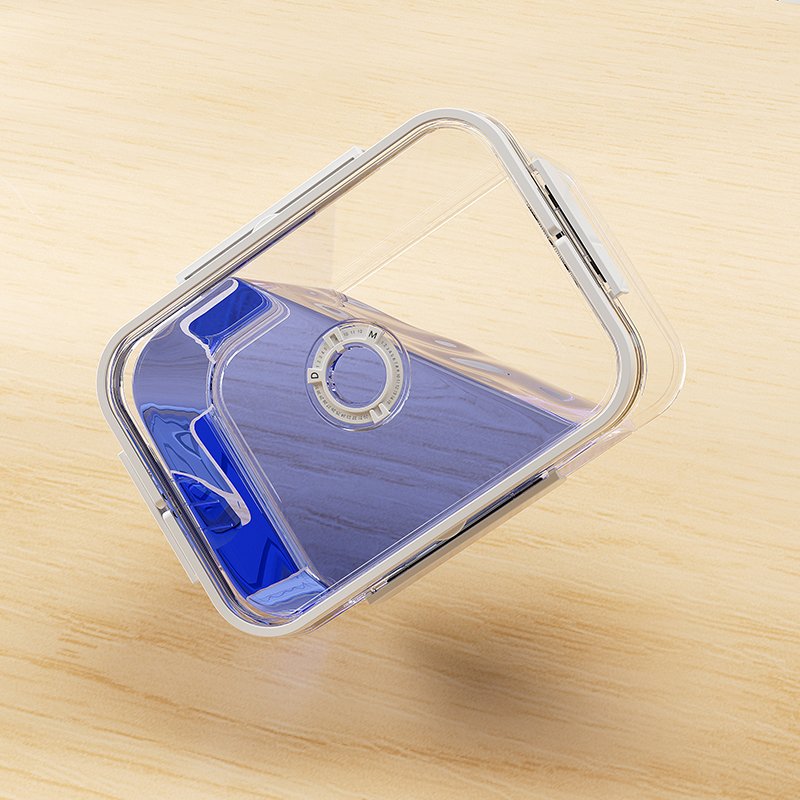 Wannuo Portable large capacity food boxes Fresh-keeping plastic food storage container with an ice pack compartment