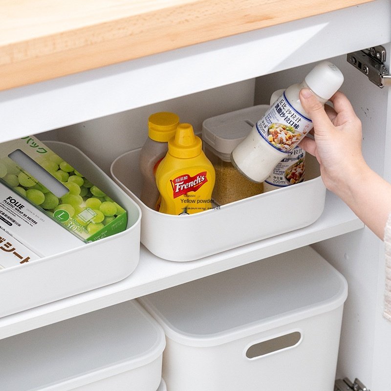 YIKEYOU Wholesale Kitchen Storage Box Creative Kitchen Sundries Storage Box Kitchen Storage Box With Lid