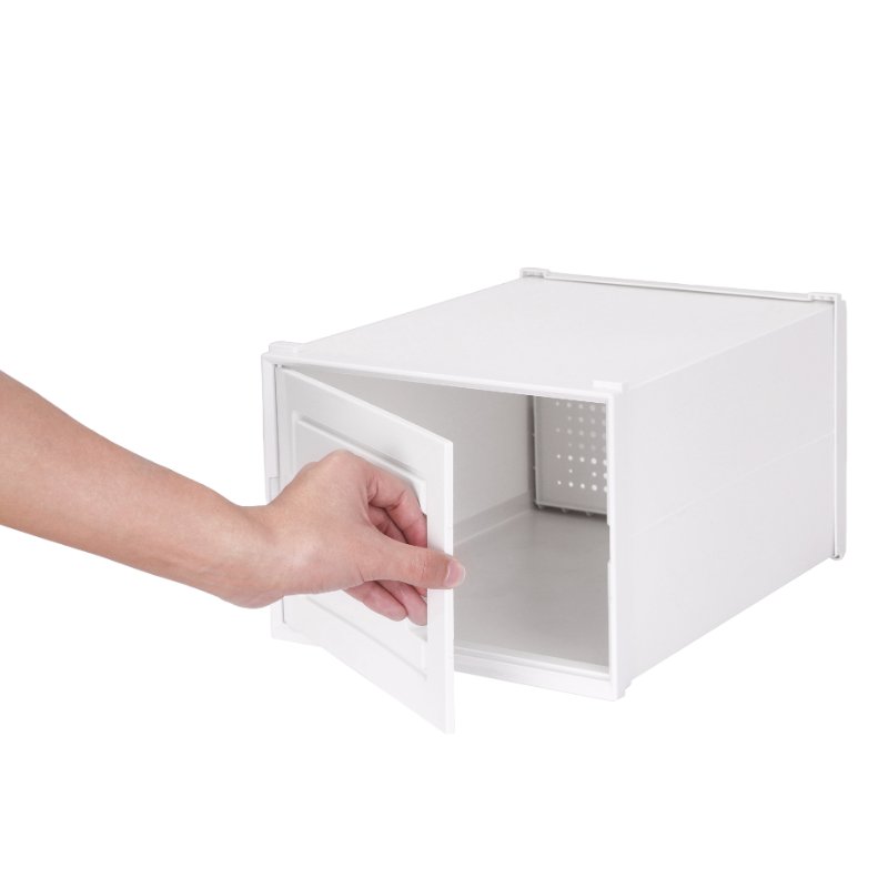 Hot Sales Simple Folding Dustproof Huge Transparent Sport Shoe Box Stackable Plastic Shoe Storage Boxes