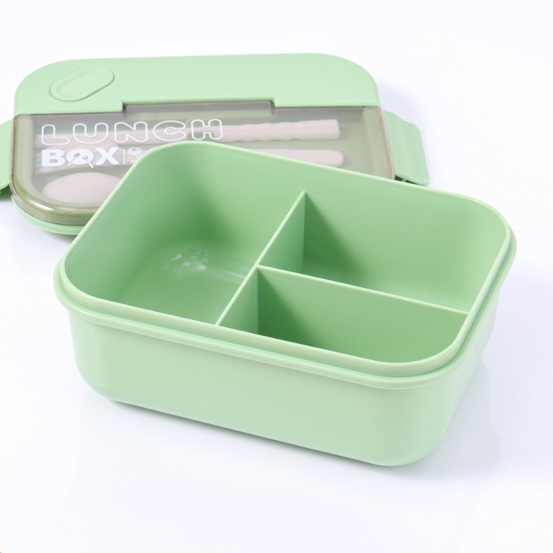 Stackable airtight portable food storage container plastic bento lunch box kids