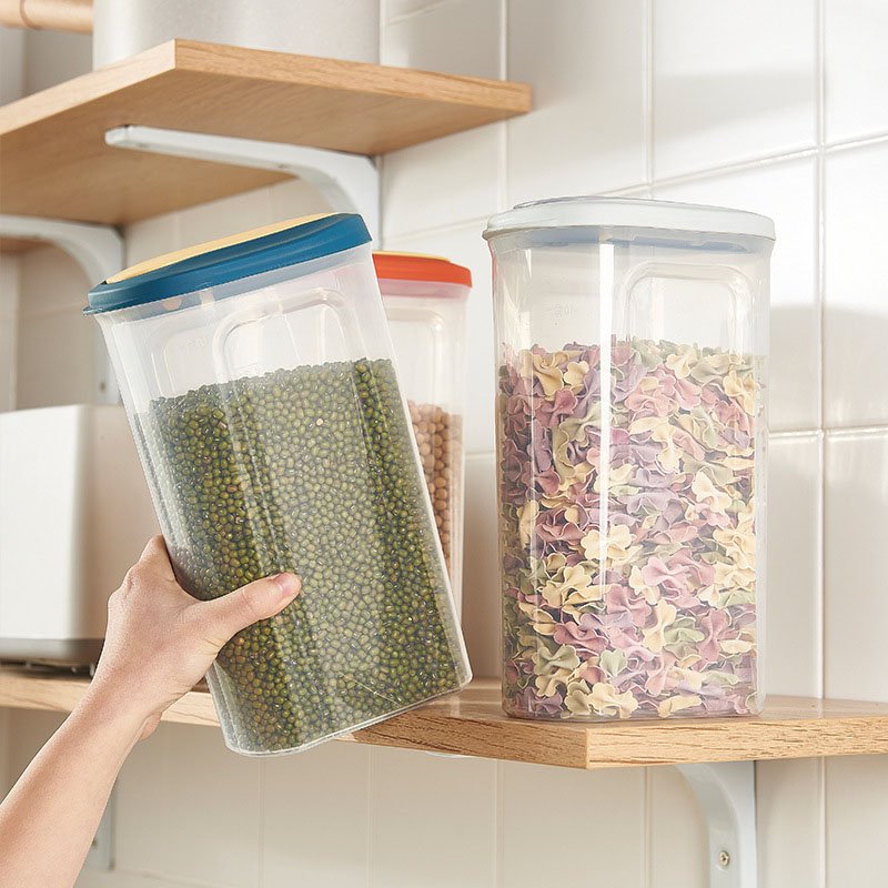 Kitchen Item Food storage Vacuum Container Plastic Boxes Plastic Grain Storage Tank Food Moisture-Proof Sealed Tank