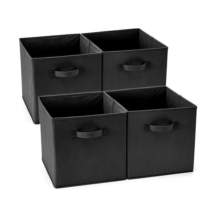 Hot Selling Collapsible Fabric Organizer Bins Document Legal File Storage Boxes