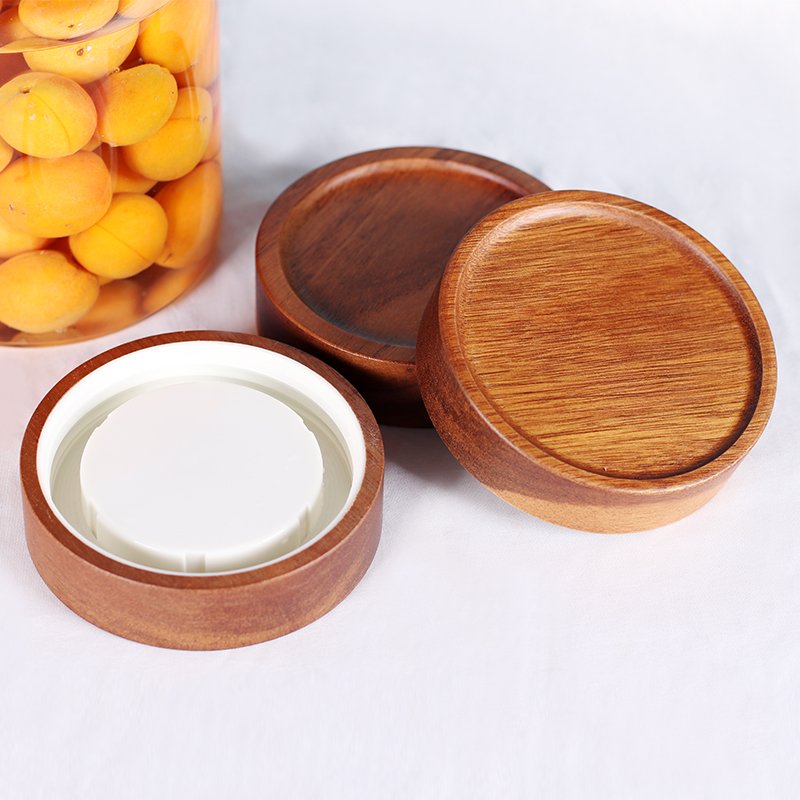 Wholesale high borosilicate glass storage jar for honey jam food with lid