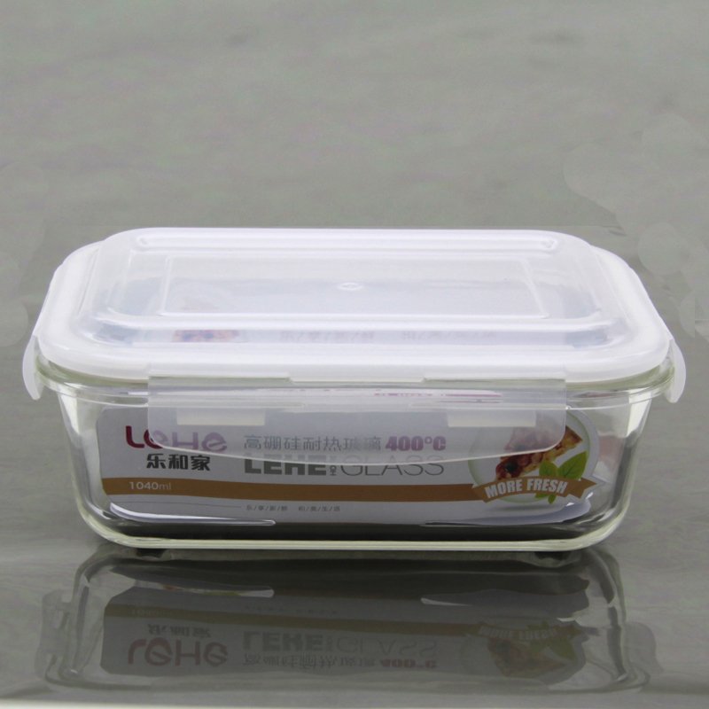 factory price Storage Box Glass Meal Prep Lunch Bento