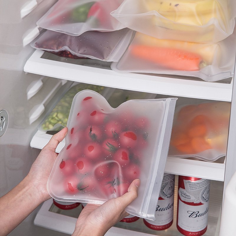 Food Preservation Bag Refrigerator Food Storage Bag Fruit Vegetable Food Sealed Bag Reusable