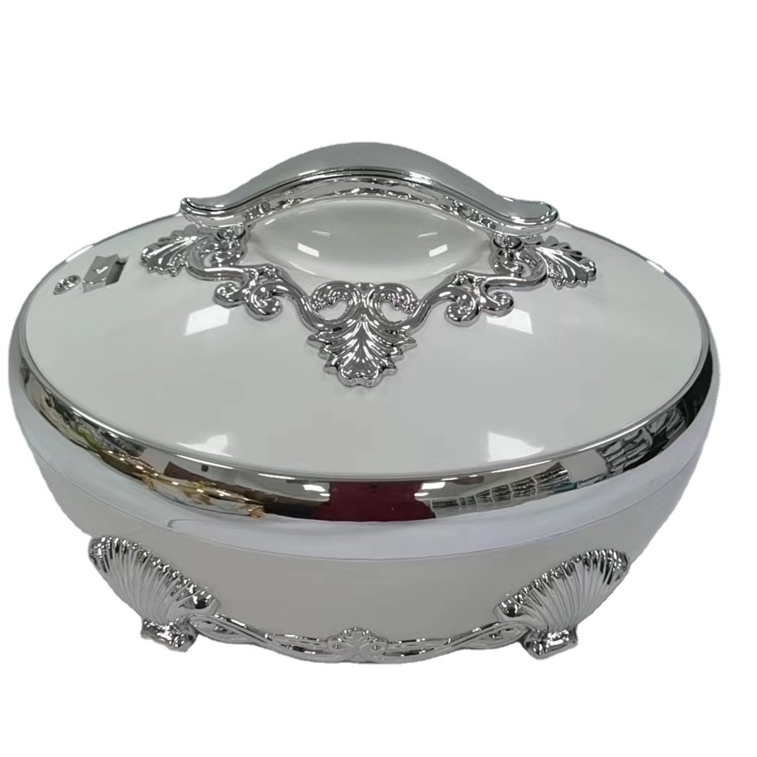 Factory Directly Heat Preservation ABS+Stainless Steel Food Storage Container Set 4L/5L/6L Food Warmer Set Casserole
