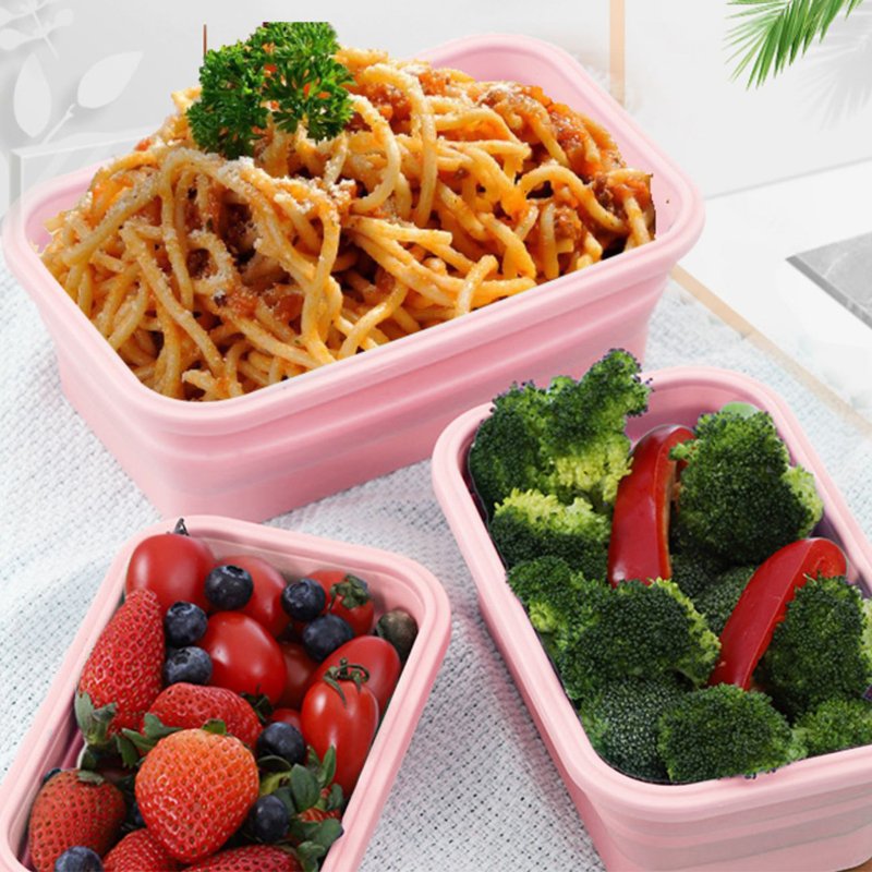 Customized Camping Eco Friendly Container Reusable Airtight Kitchen Silicon Food Storage