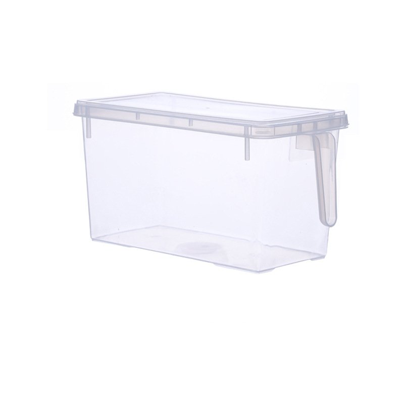 Square Handle Food Storage Organizer Boxes Sealed Home Organizer Food Container Refrigerator Storage Boxes