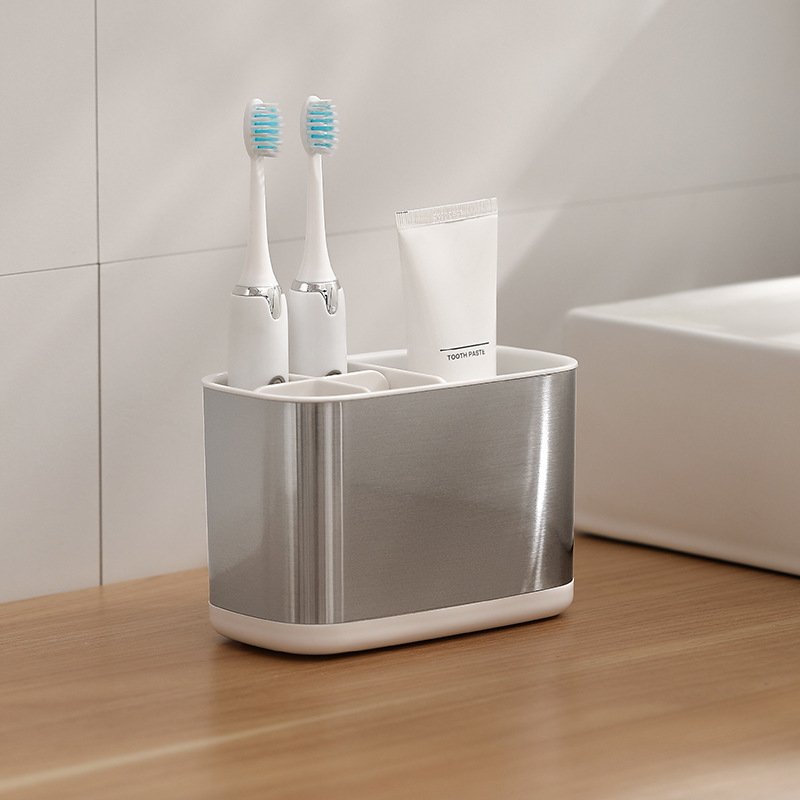FTS Organizer rack container plastic white custom cube portable multifunctional bathroom storage box