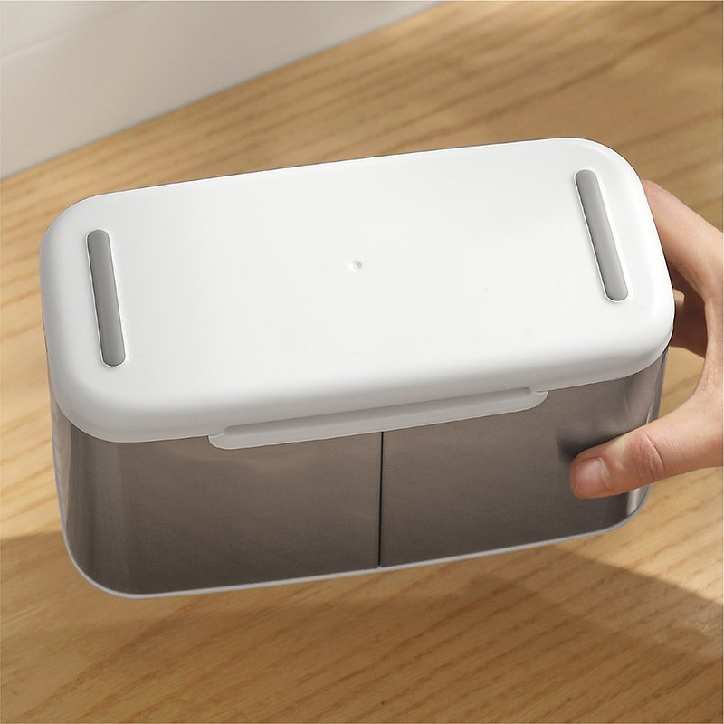 FTS Organizer rack container plastic white custom cube portable multifunctional bathroom storage box