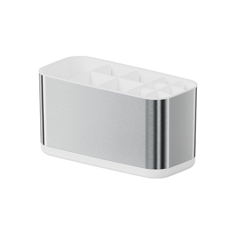 FTS Organizer rack container plastic white custom cube portable multifunctional bathroom storage box