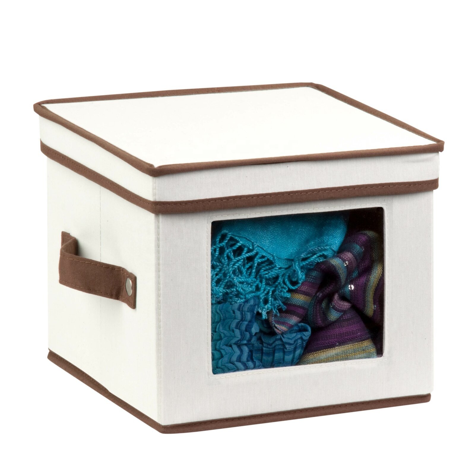 Fabric storage box anti dust sorting items bin household multifunctional box