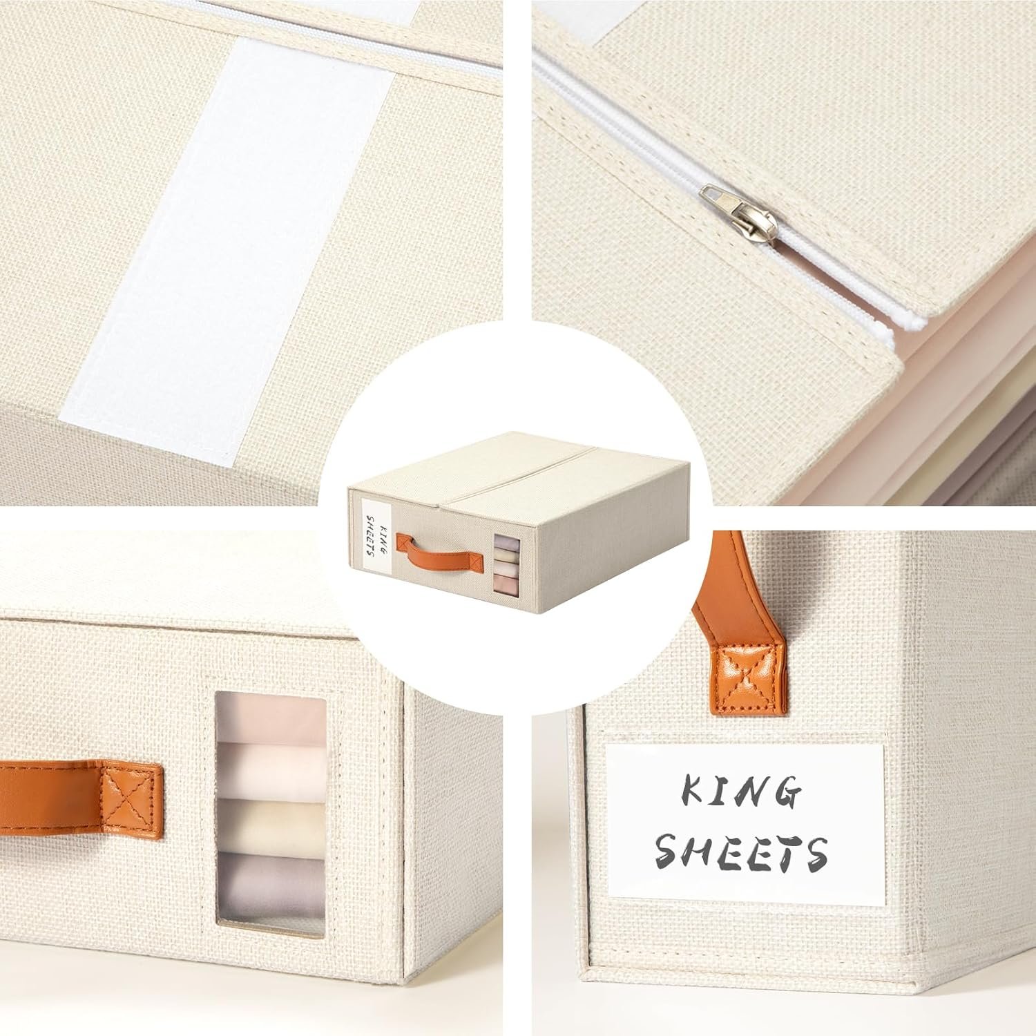 Hot Selling Detachable Multifunction Bedsheet Organizers Functional Storage Boxes for Home Organization