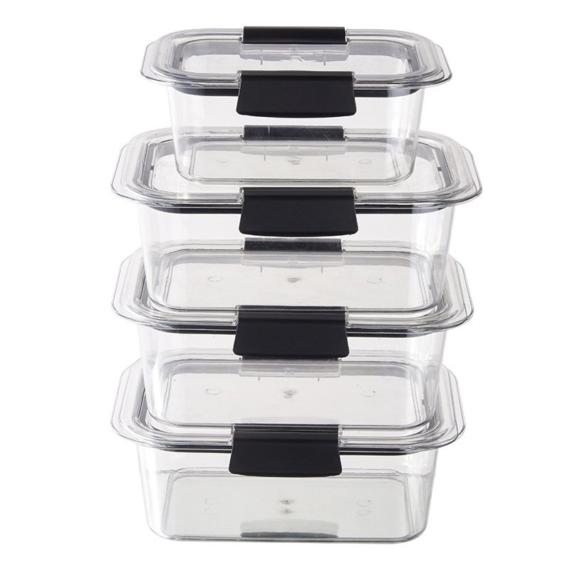 Food Storage Jar Tin Food Cans with Lid BPA-free Food Storage Container Set Fresh Keeping Box