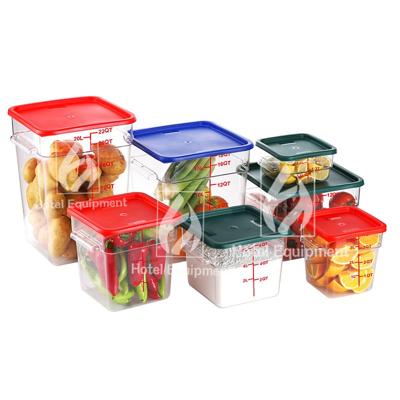 Food Airtight Plastic Food Storage Containers Refrigerator Freezer Kitchen Storage Clear Design