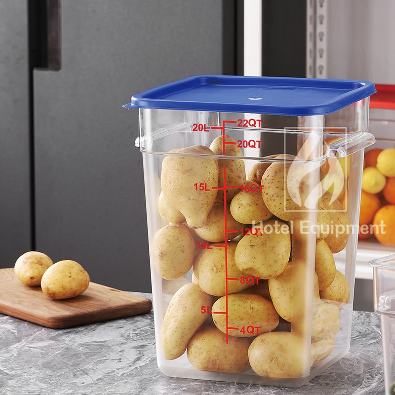 Food Airtight Plastic Food Storage Containers Refrigerator Freezer Kitchen Storage Clear Design