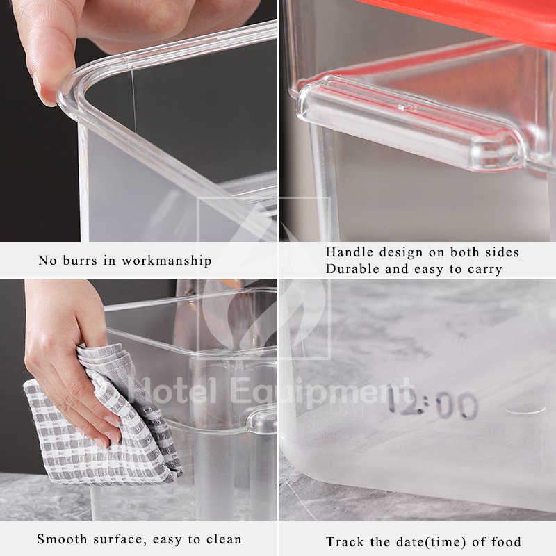 Food Airtight Plastic Food Storage Containers Refrigerator Freezer Kitchen Storage Clear Design