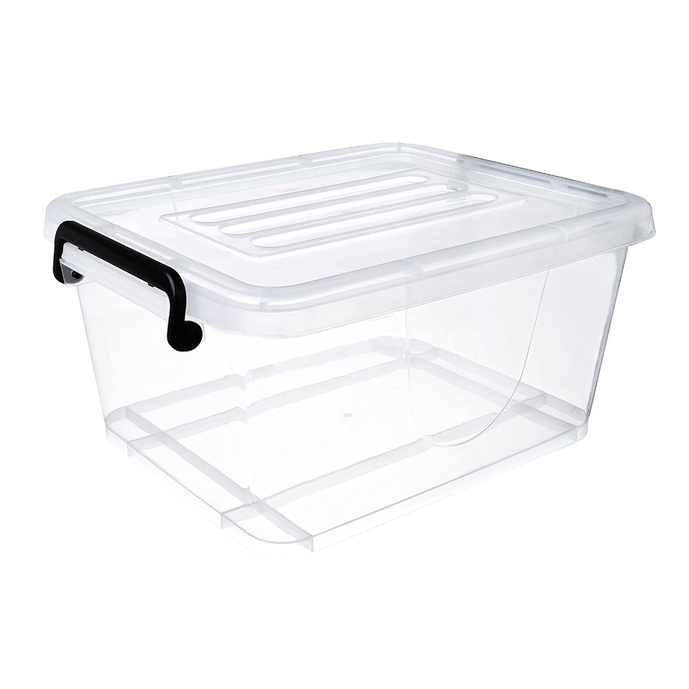 New 5-130L Eco-Friendly Custom Printed Clear Plastic Storage Box