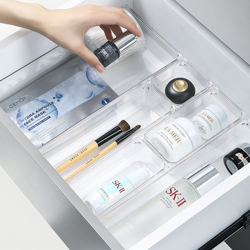 Wholesale Hot Selling High Quality Drawer Acrylic Plastic Cosmetic Organizer Storage Box