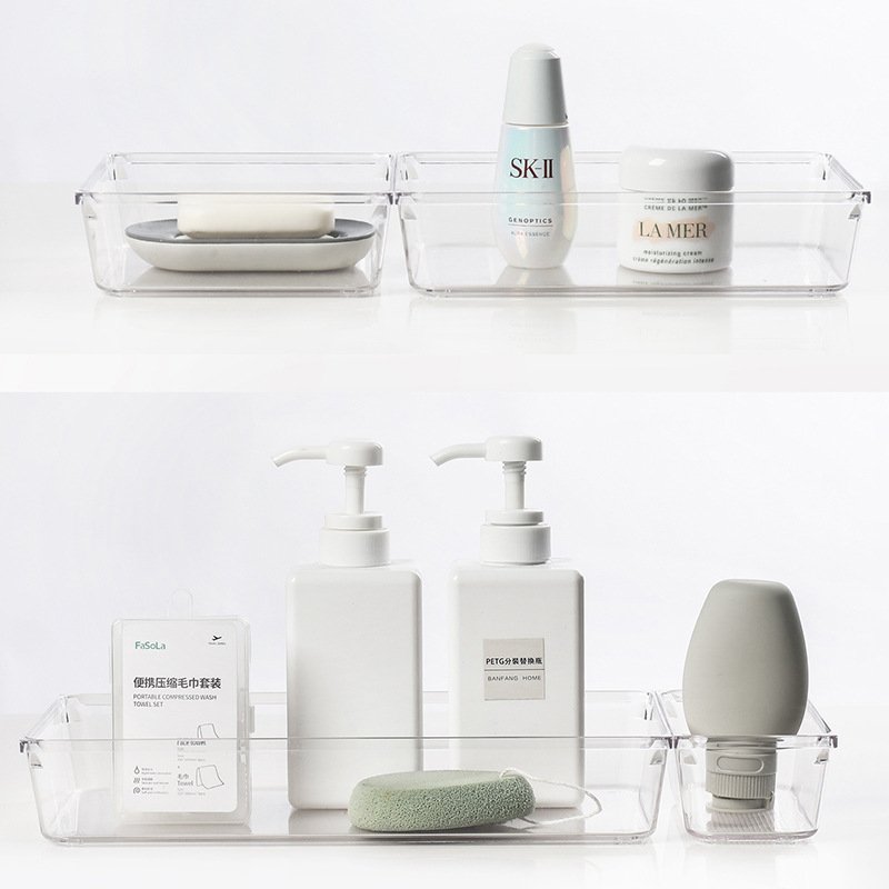 Wholesale Hot Selling High Quality Drawer Acrylic Plastic Cosmetic Organizer Storage Box