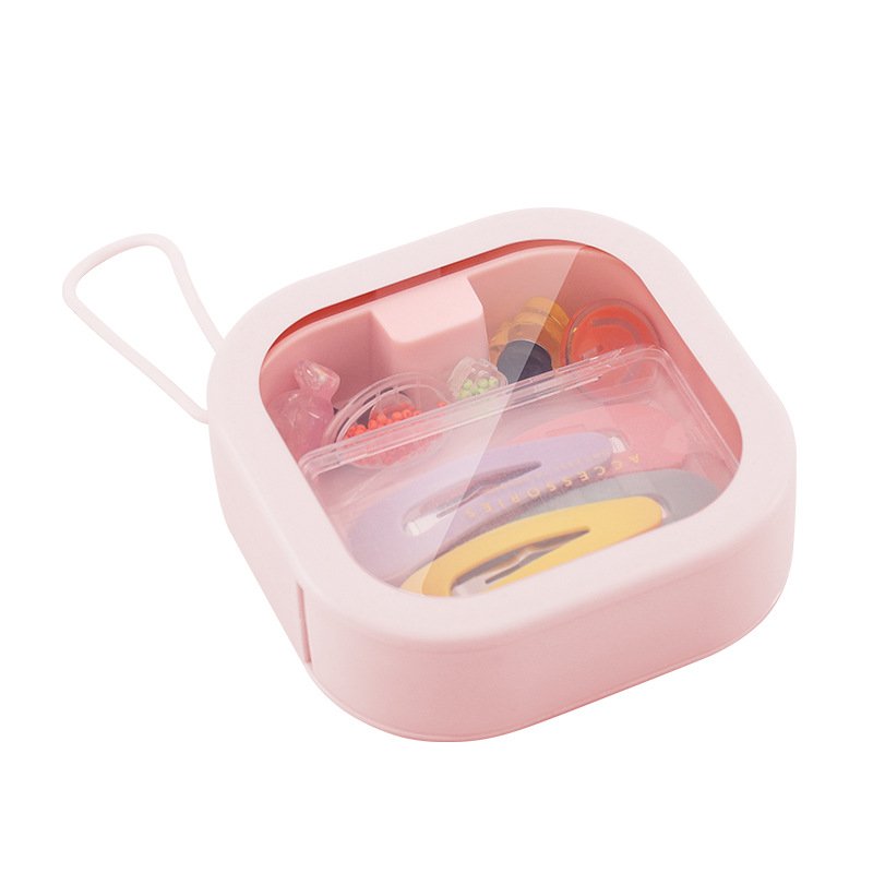Multifunction Push Pocket Creative Plastic Desktop Portable Plastic Storage Box