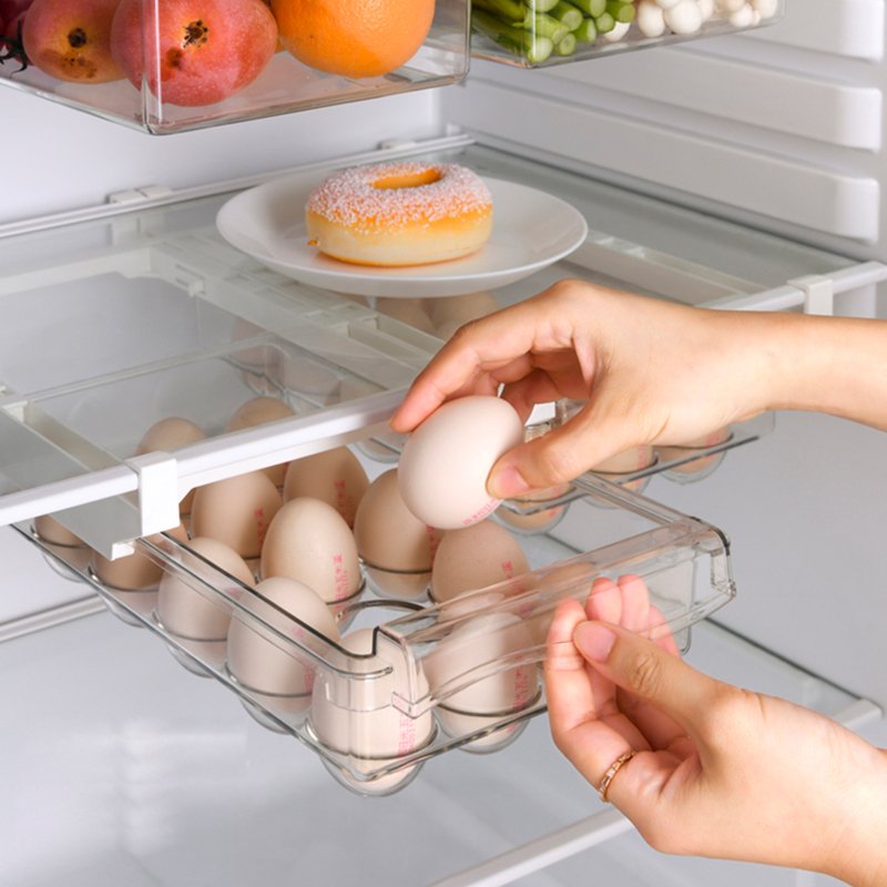 Wannuo Reusable PET Plastic Food Storage Box Fine Injection Technics for Kitchen Fruit Vegetable Egg Storage