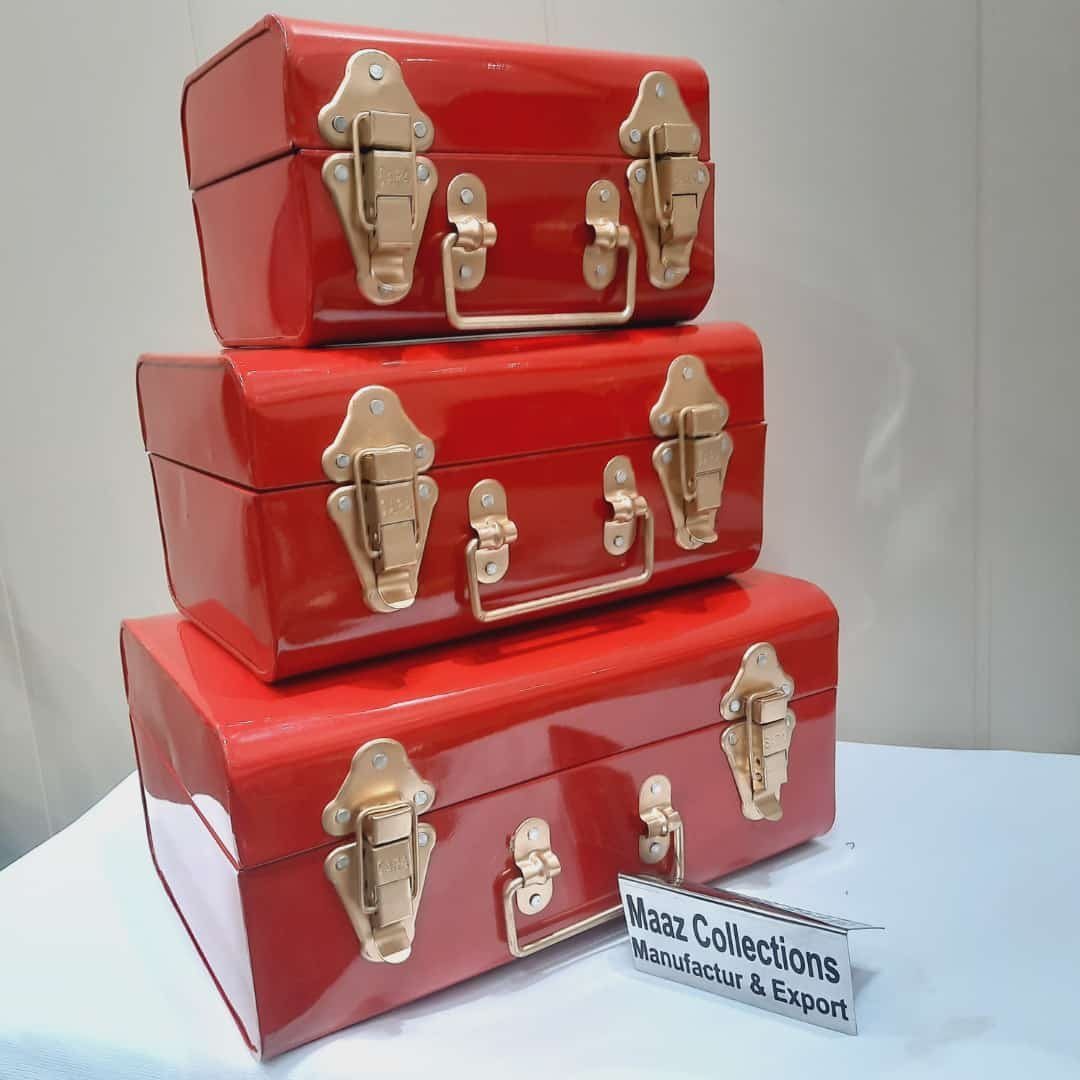 High Quality Gift metal Packaging Folding storage box