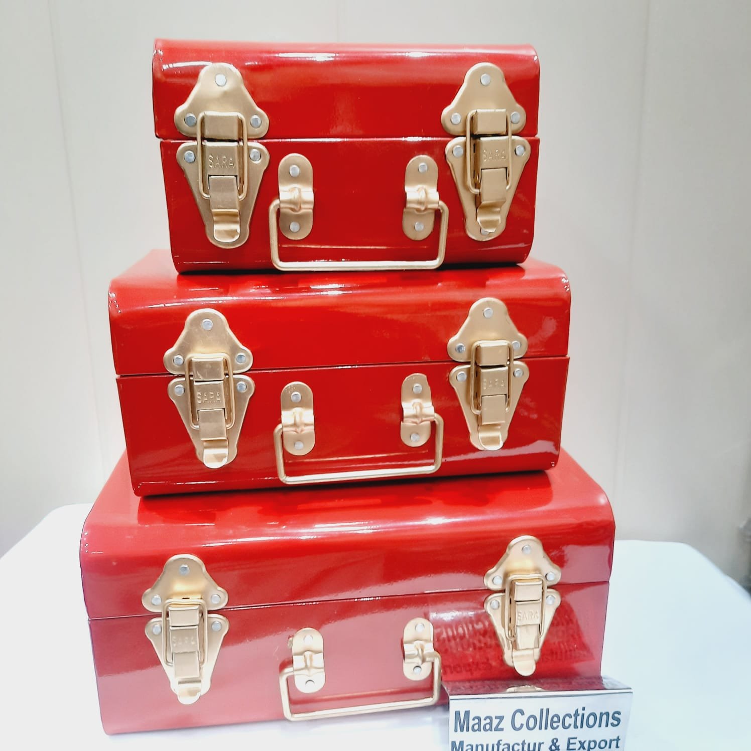 High Quality Gift metal Packaging Folding storage box