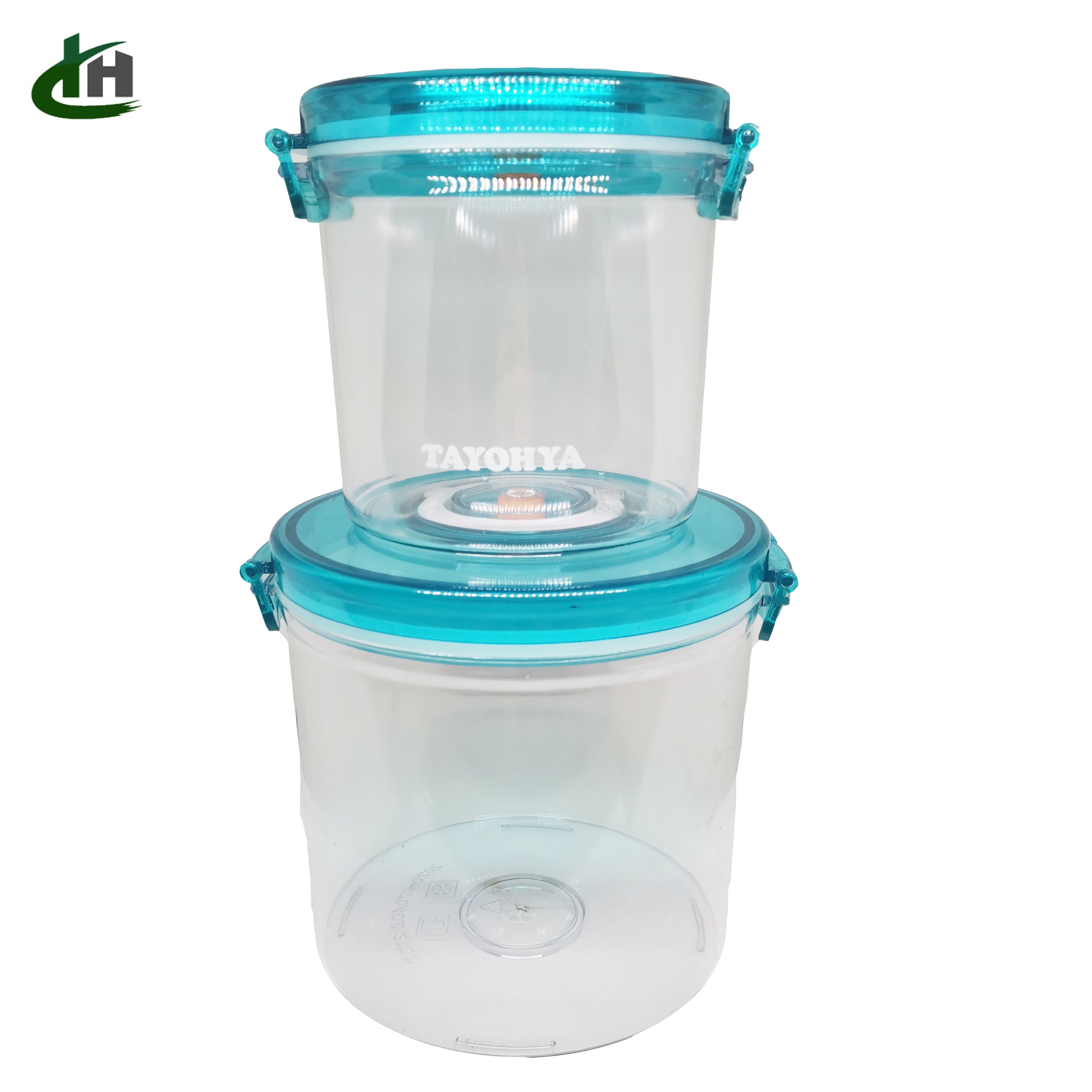 Kitchen Airtight Storage Container Set round Microwave Safe Plastic Crisper Box Certified LFGB Dry Food Storage