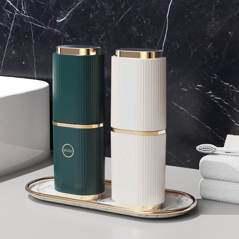 New Light Luxury Convenient Travel Wash Cup Brushing Cup Tooth Cylinder Set High Quality Plastic Tooth Set Storage Box