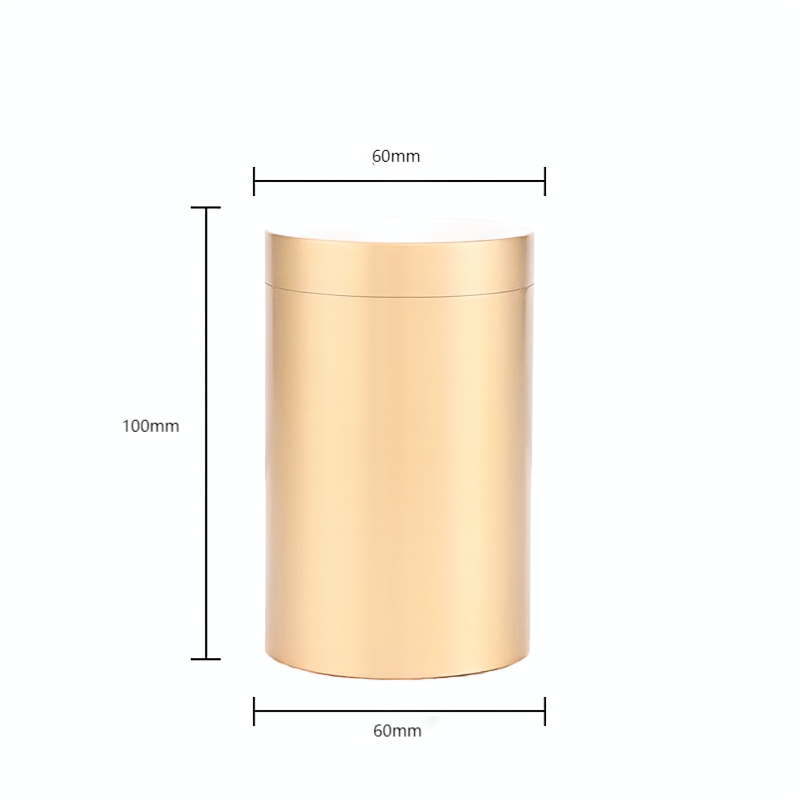Tea Canister with Airtight Double Lids Metal Container Large Tea Tin Can Loose Tea Organizer Coffee Storage Box