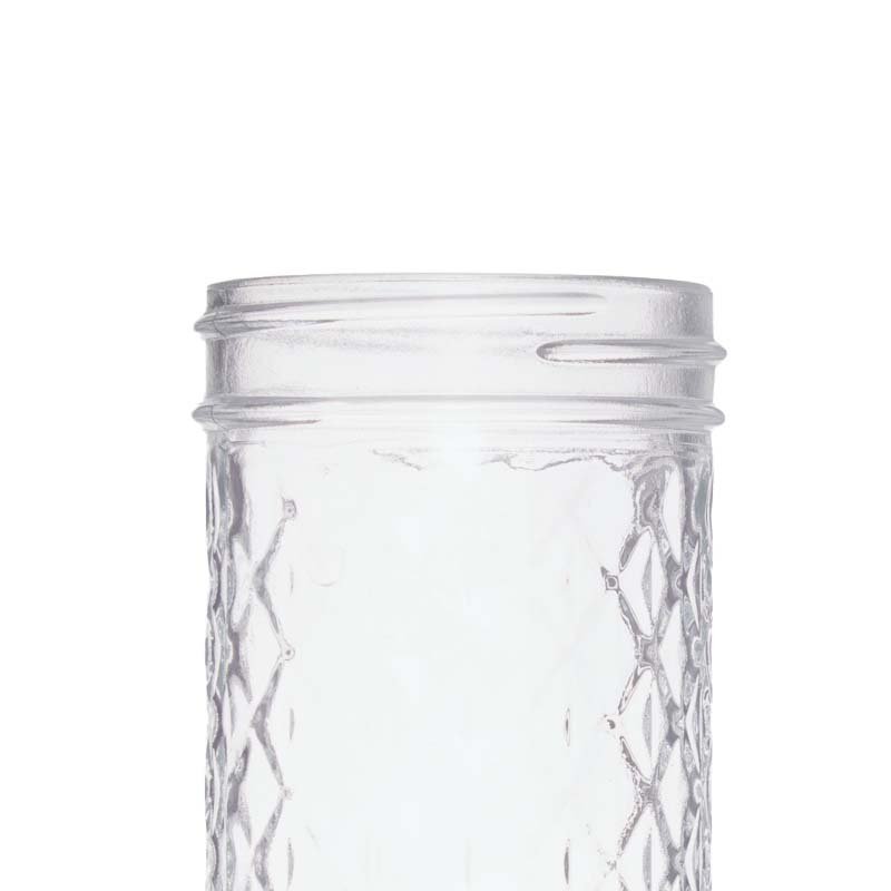 Fruit 8oz 16oz Empty Large Dry Wide Mouth Canning Food Storage Glass Mason Jar with Lids for Canning
