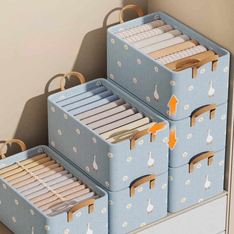 Wholesale Steel Frame Storage Box Collapsible Family Expenses Clothes Wardrobe Drawer Type Be Dust-proof Arrange Storage Box