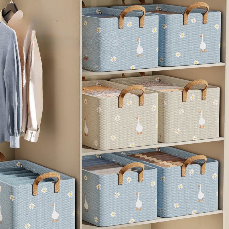 Wholesale Steel Frame Storage Box Collapsible Family Expenses Clothes Wardrobe Drawer Type Be Dust-proof Arrange Storage Box