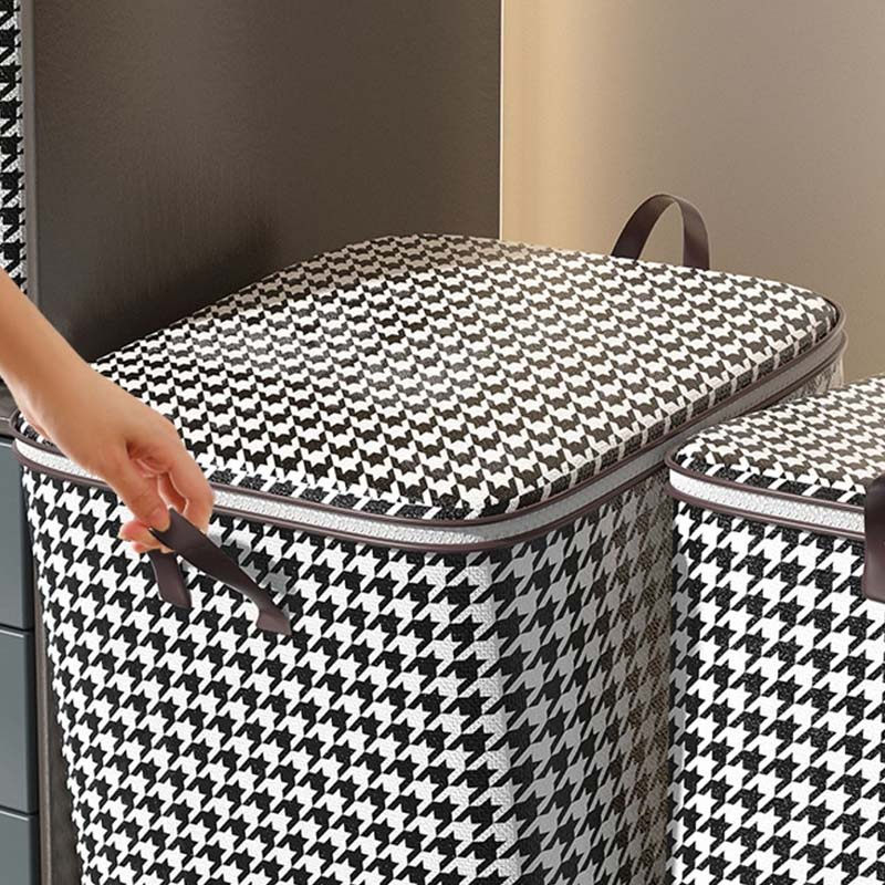 Hot Sale Modern round Storage Box Plastic Fabric Bag for Bedroom Quilts and Clothes Injection Technique