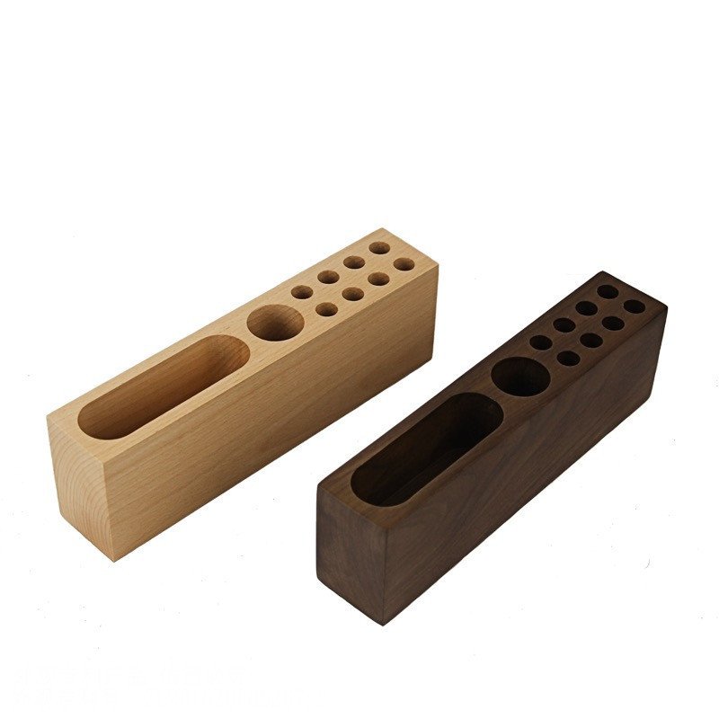 Wooden Pen Storage Box Convenient Name Card Wood Box in Storage Boxes & Bins Category