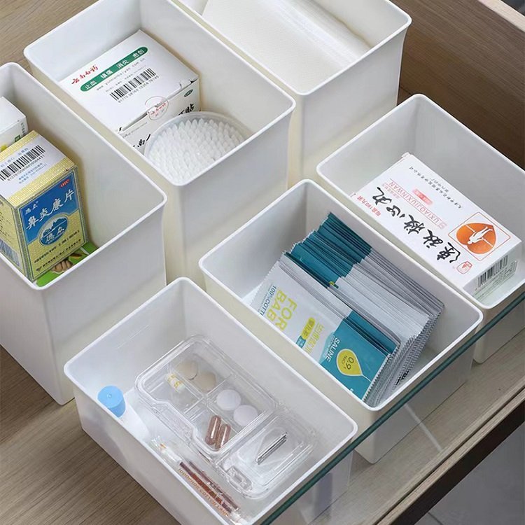 Bathroom Japanese Style Plastic Durable Washing Powder Small Objects Storage Box